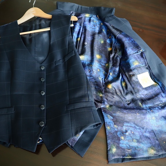 Circle Of Gentlemen Mens Custom Suit Jacket + Vest - Picture 9 of 11